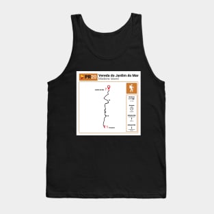 Madeira Island PR20 VEREDA DO JARDIM DO MAR trail map Tank Top